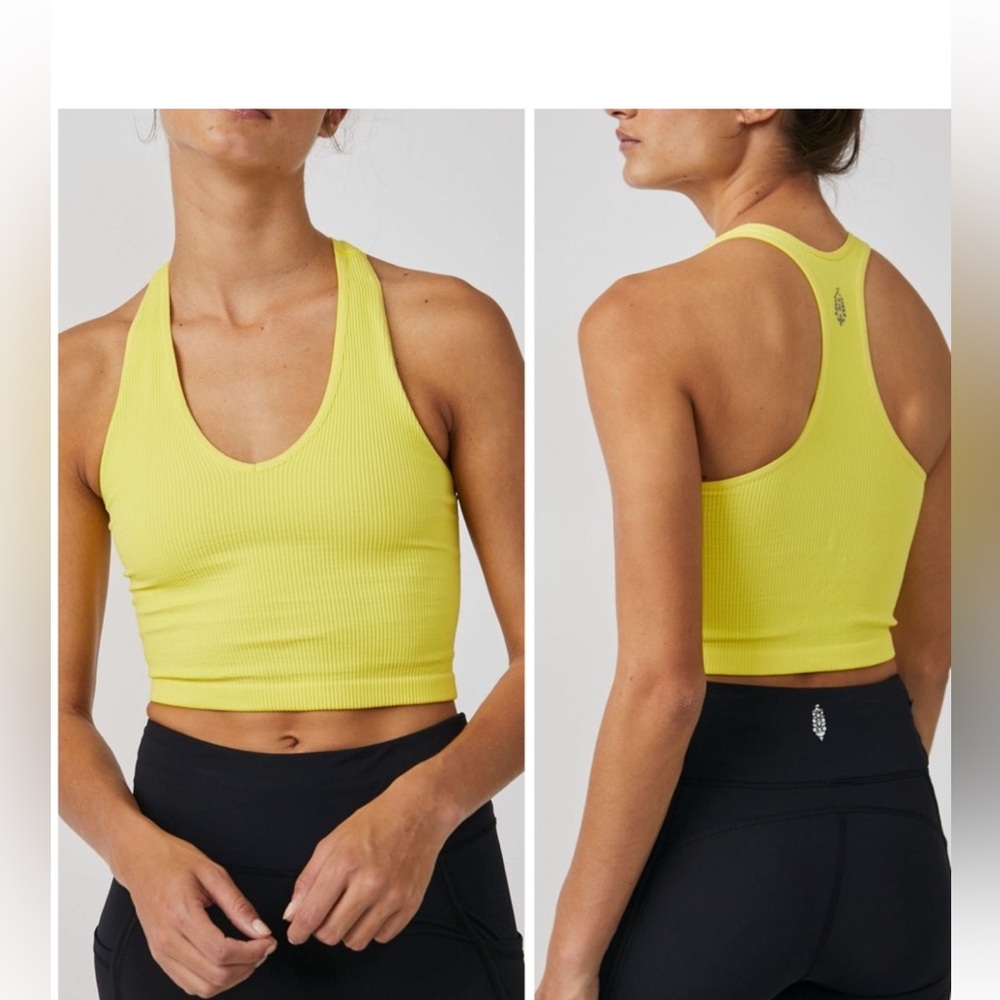 Free People | Free Throw Crop Tank {Lemon Verbena}